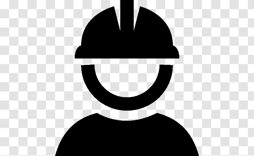 Laborer - Headgear - Black And White Transparent PNG