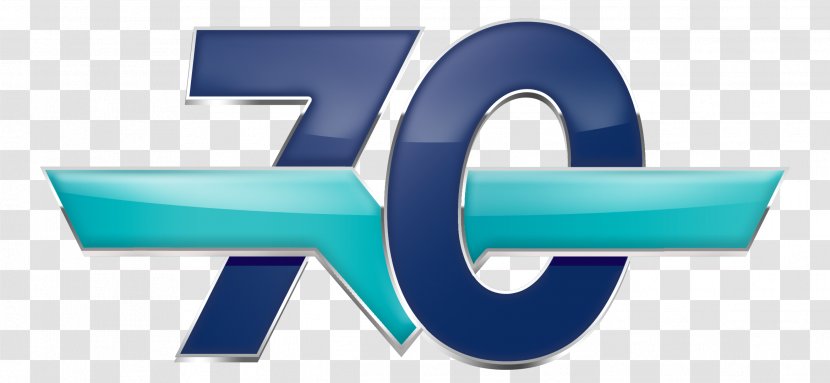 Logo Encapsulated PostScript - Blue - 70's Transparent PNG
