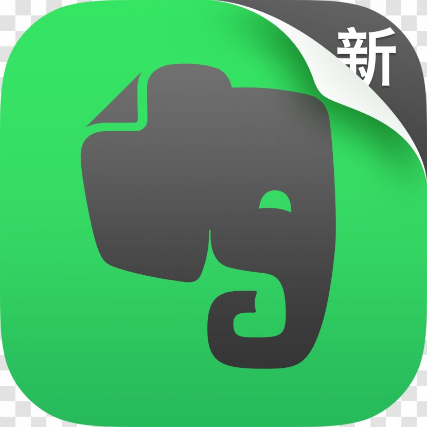 Evernote Application Software Share Icon Springpad - Green - Apuntes Vector Transparent PNG