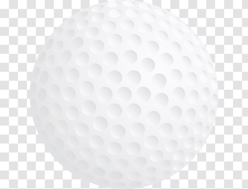 White Golf Ball Lighting Symmetry - Vector Transparent PNG