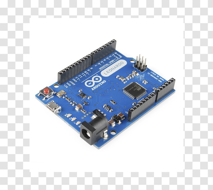 Arduino Leonardo Uno Microcontroller Atmel AVR - Transistor - USB Transparent PNG