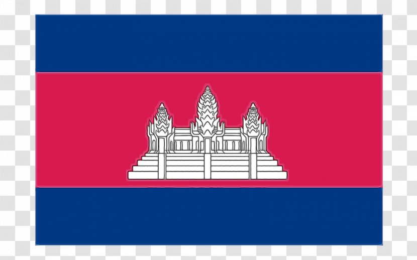 Flag Background - Of Cambodia - City Hindu Temple Transparent PNG