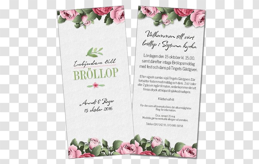 Wedding Invitation Convite Party Floral Design Transparent PNG