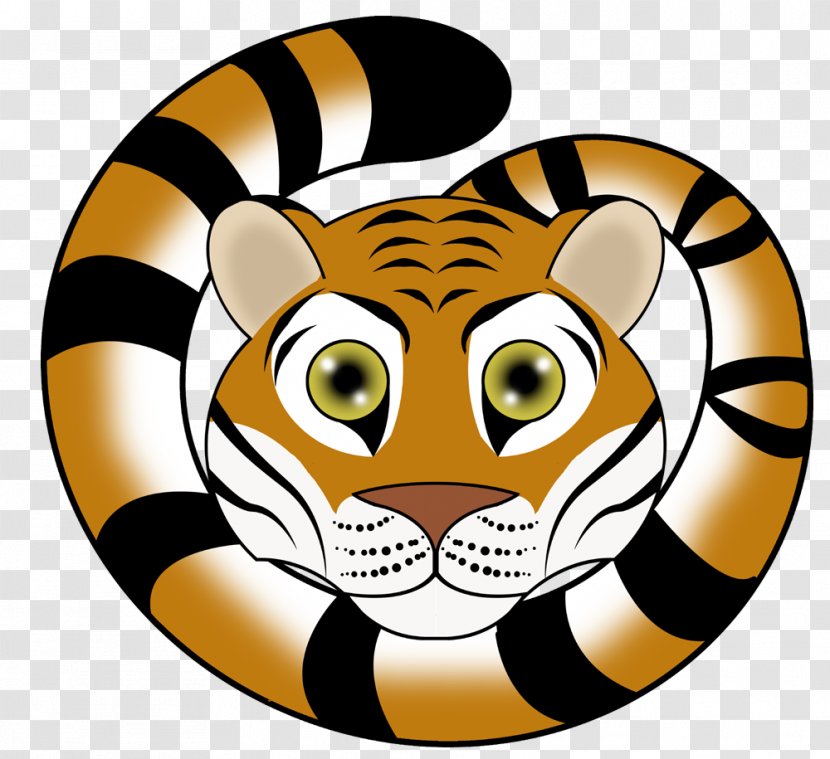 Tiger Felidae Black Panther Clip Art - Emoticon - Transparent Icon Transparent PNG