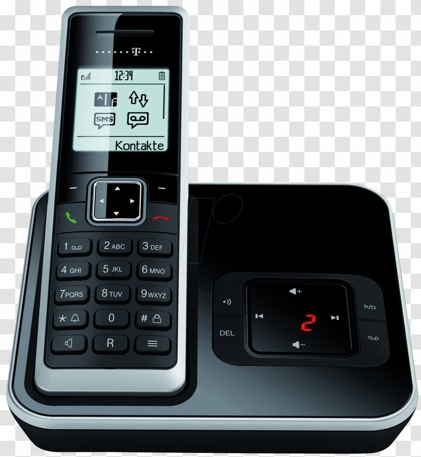 Cordless Telephone Mobile Phones Deutsche Telekom Digital Enhanced Telecommunications - Numeric Keypad - Sinus Transparent PNG