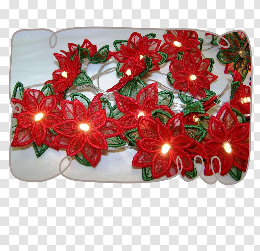 Flower Floral Design Floristry Petal - Christmas - Fairy Lights Transparent PNG