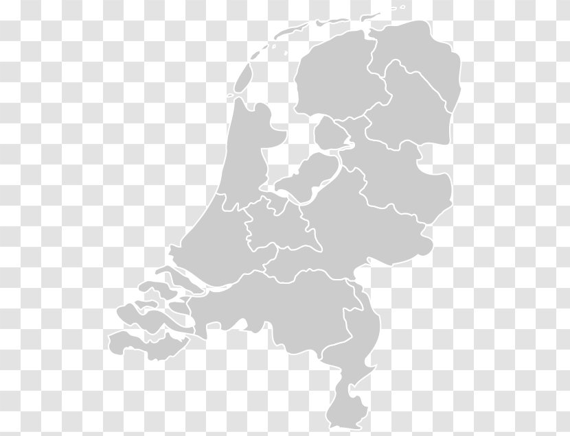 Netherlands Vector Map Royalty-free - Royaltyfree Transparent PNG