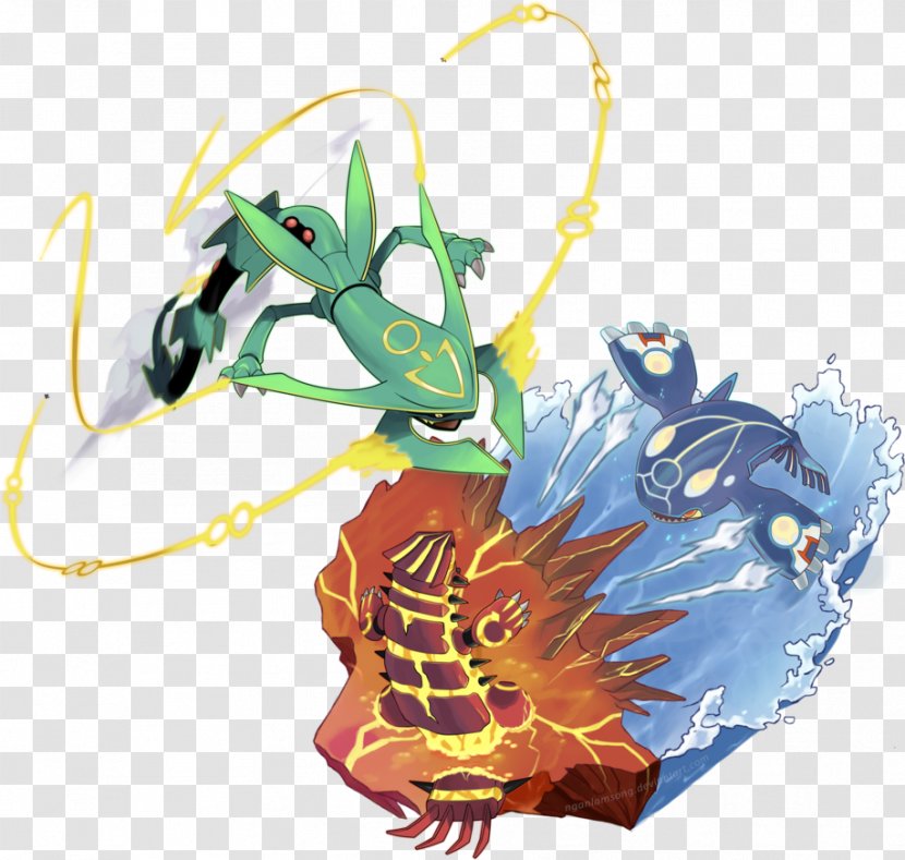 Groudon Pokémon X And Y Omega Ruby Alpha Sapphire Rayquaza - Reshiram Zekrom Et Kyurem - Ancient Battlefield Transparent PNG