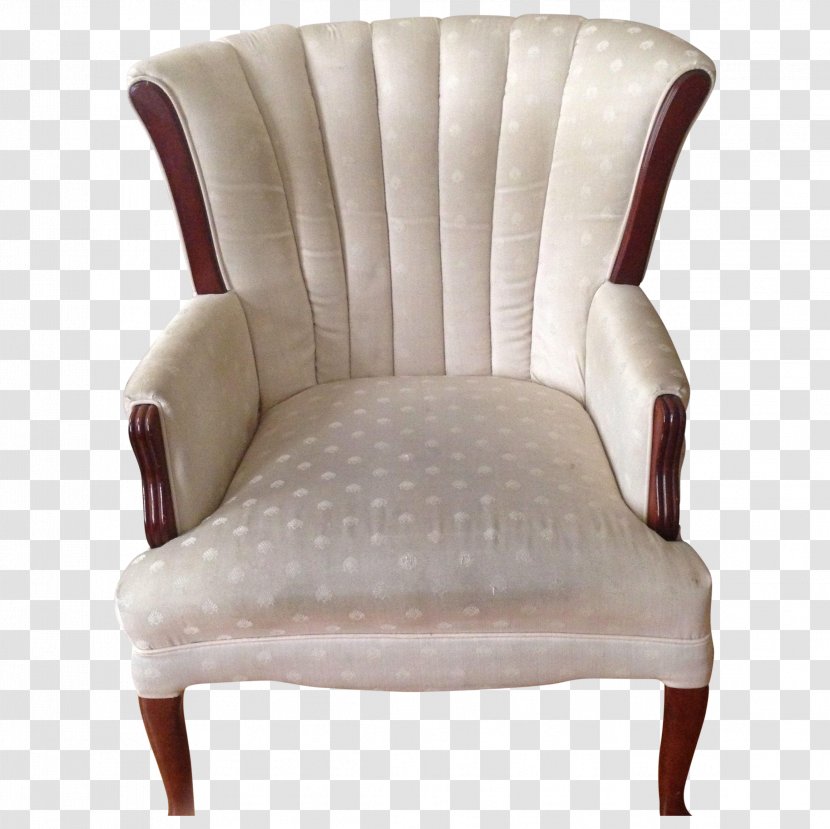 Club Chair Wing Queen Anne Style Furniture Upholstery - Splat Transparent PNG