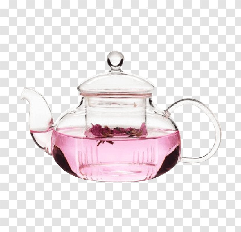 Earl Grey Tea Teapot Kettle Lid - Glass Transparent PNG