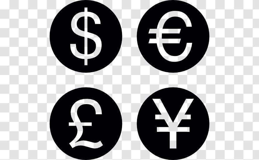 Currency Symbol Japanese Yen - Pound Sterling - Euro Transparent PNG