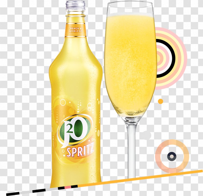 Juice J2O Harvey Wallbanger Liqueur Cocktail - Apricot Transparent PNG