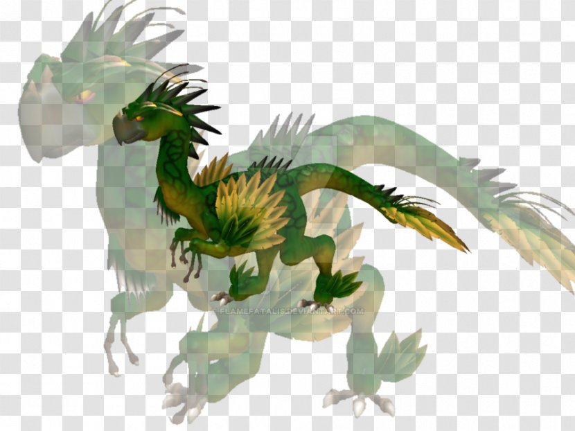 Dragon Digital Art Spore Velociraptor - Fauna Transparent PNG