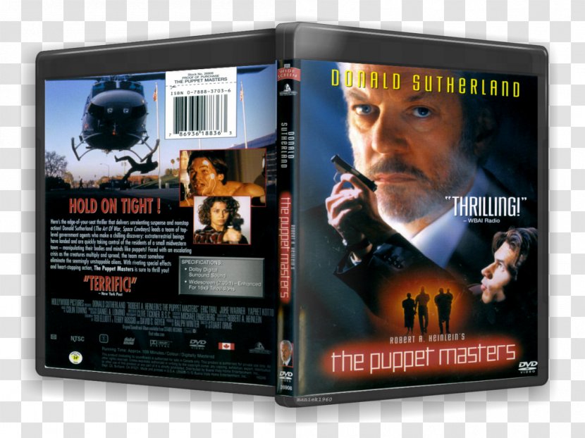 The Puppet Masters Film Parasitism DVD Alien - Monk - Master Transparent PNG