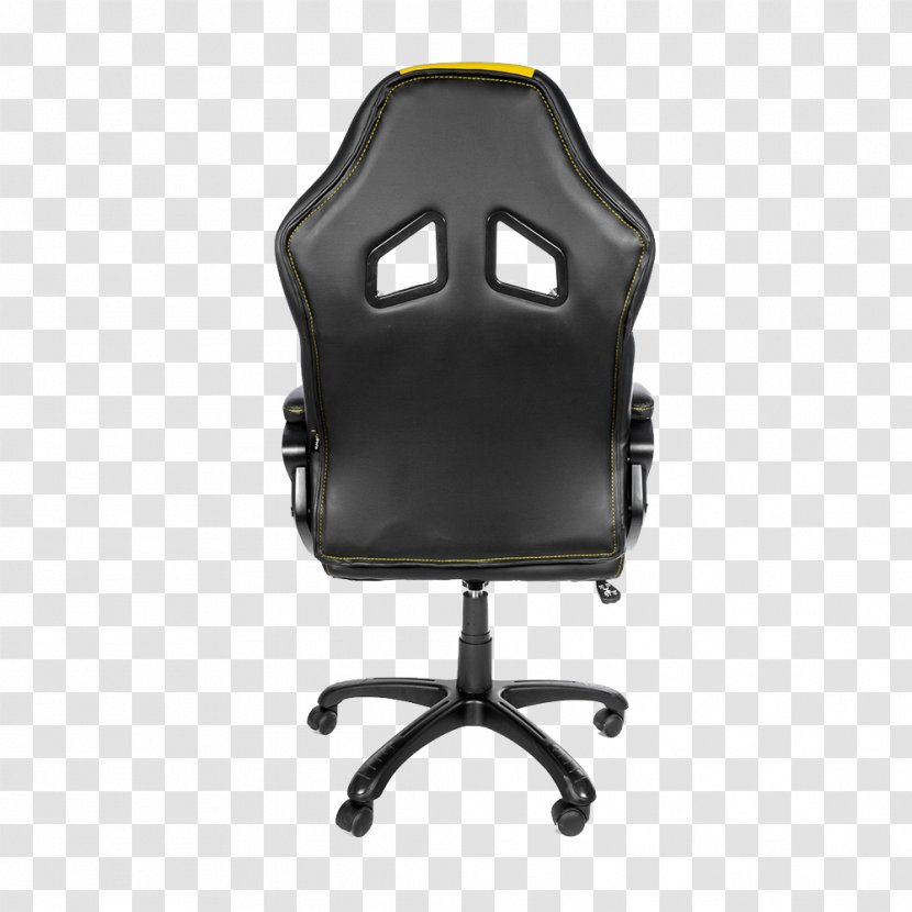 Gaming Chair Swivel Video Game Office & Desk Chairs - Black Transparent PNG