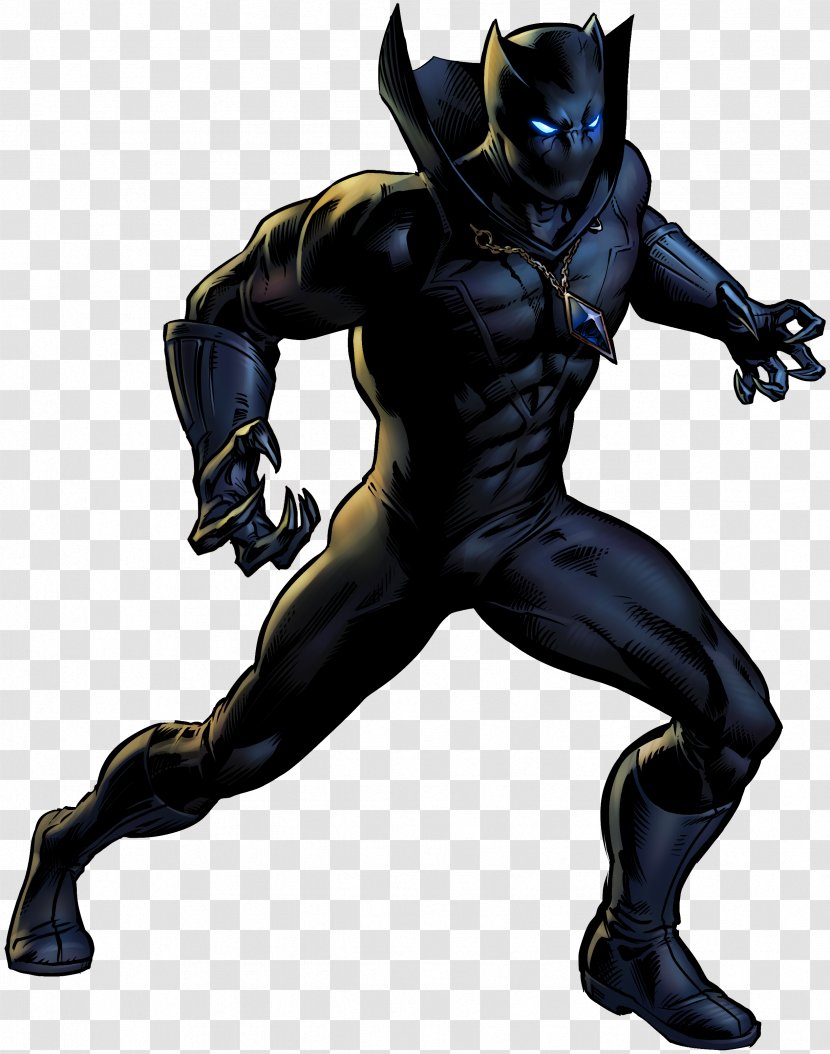 Black Panther Superhero Comic Book Marvel Comics Clip Art - Mythical Creature Transparent PNG