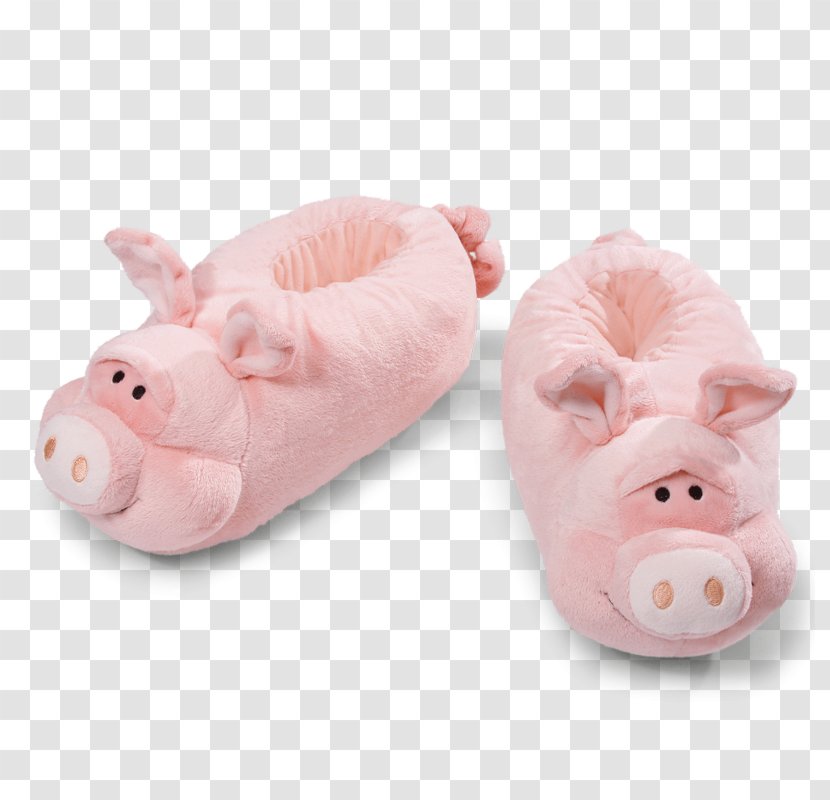 Slipper Pig Sheep Hausschuh Stuffed Animals & Cuddly Toys - Pajamas Transparent PNG