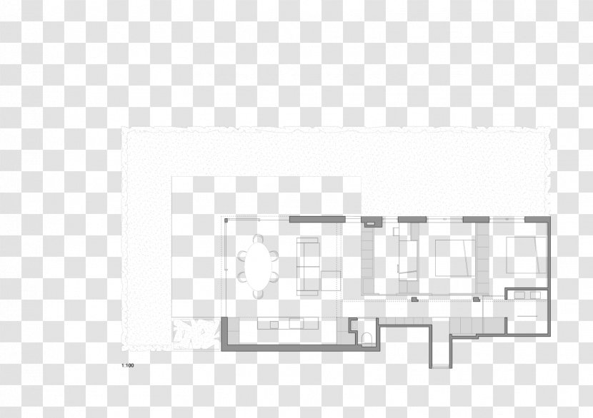 Floor Plan Furniture Rectangle - Angle Transparent PNG