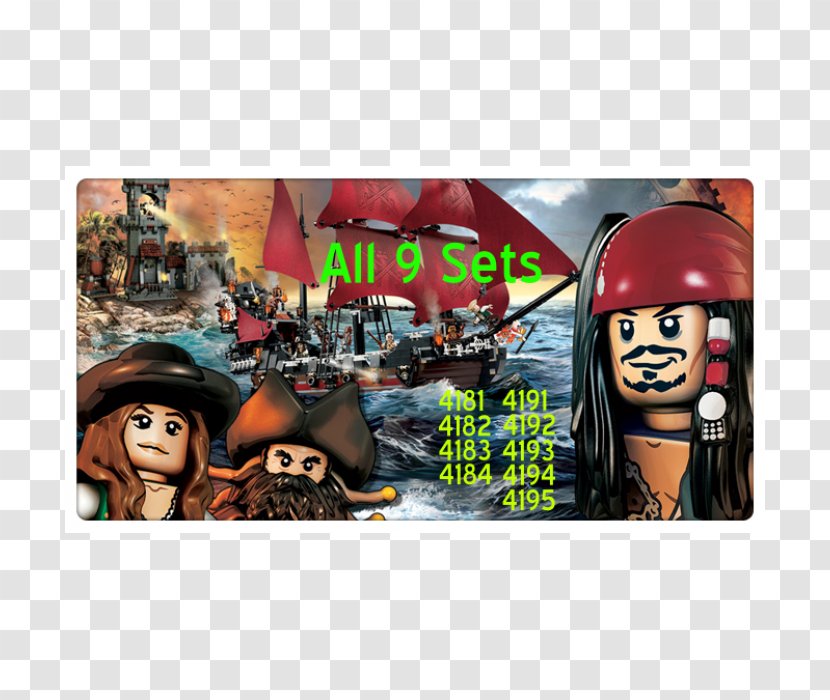Lego Pirates Of The Caribbean: Video Game Jack Sparrow Queen Anne's Revenge At World's End - Caribbean Transparent PNG