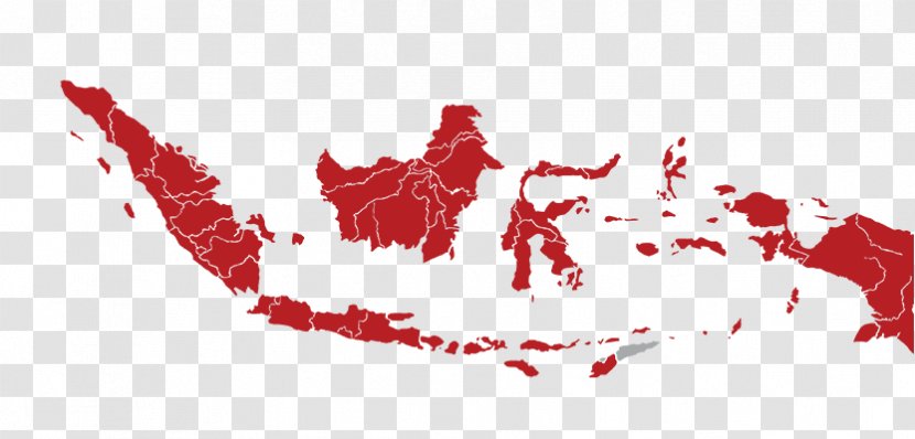 Indonesia City Map - Blood - Merah Putih Transparent PNG