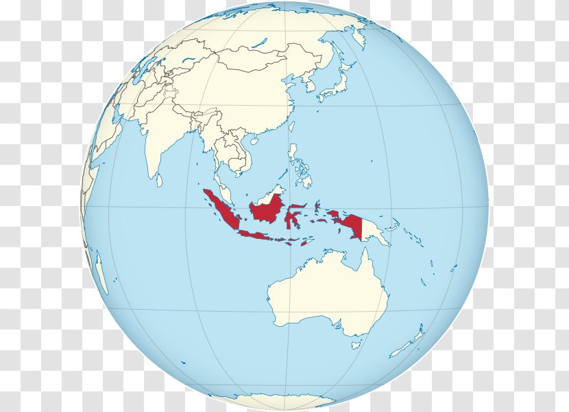 Indonesia Globe World Map - Country Transparent PNG