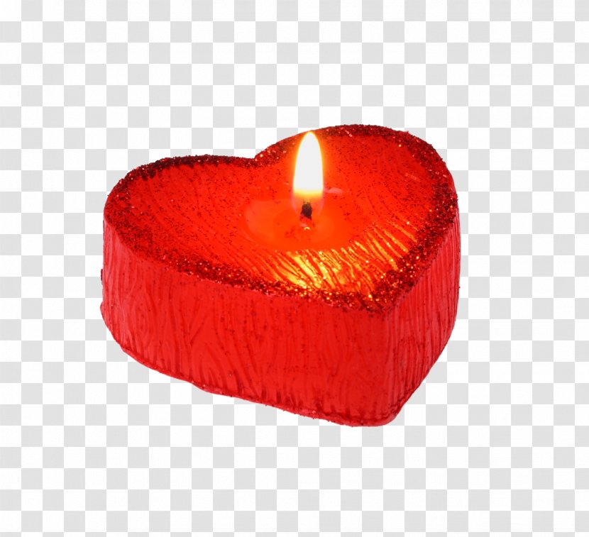 Candle Heart - Heart-shaped Candles Transparent PNG