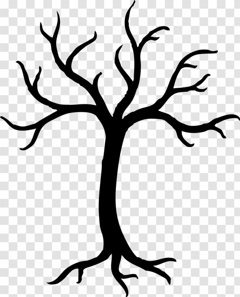 Tree Drawing Clip Art - Silhouette - Dead Transparent PNG