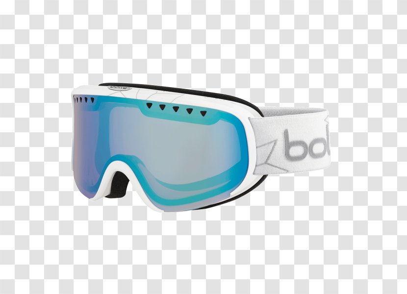 Gafas De Esquí Goggles Skiing Bolle Scarlett 21385 Silver Women/Men Goggle Snowboarding - Aqua Transparent PNG