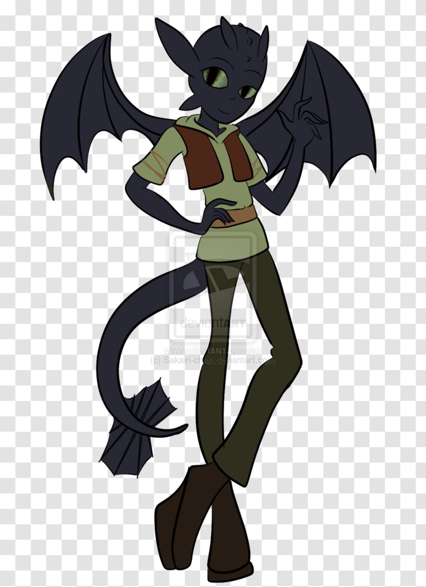 Dragon Cartoon BAT-M Demon - Night Fury Transparent PNG