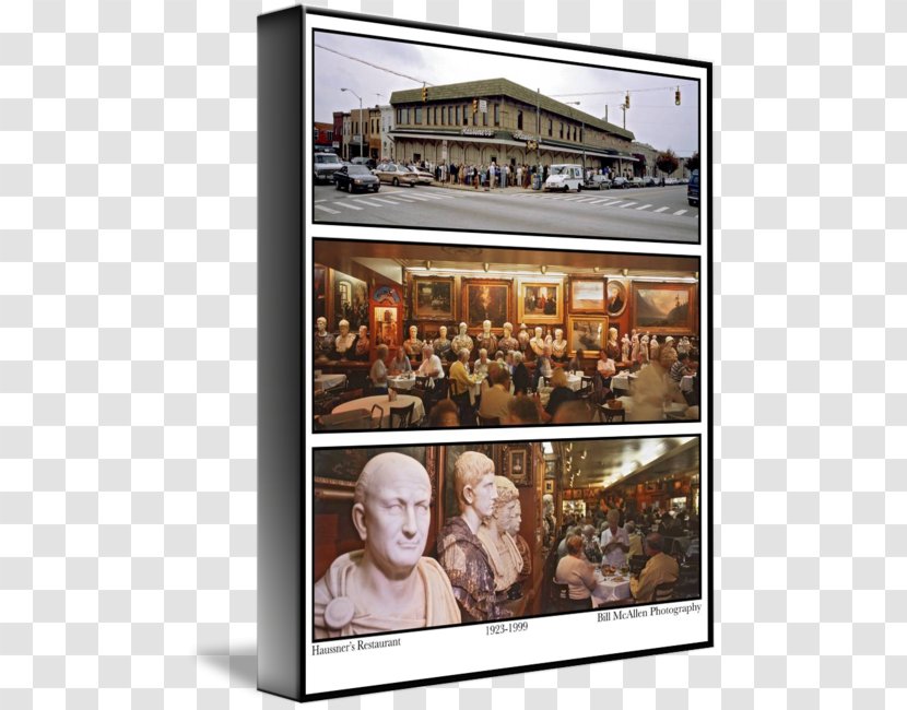 Haussner's Restaurant Baltimore Advertising Picture Frames - Frame - Interior Transparent PNG