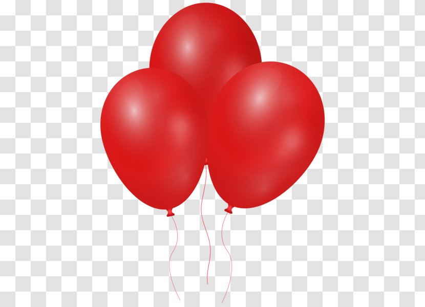 Balloon Red Party Supply Heart Transparent PNG