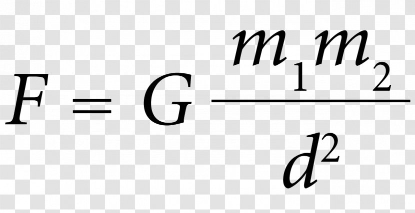 Newton's Law Of Universal Gravitation Laws Motion Force Gravitational Constant - Science Transparent PNG