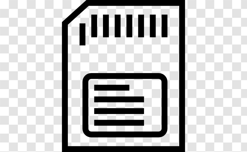 Flash Memory Cards Information - Black And White - Technology Card Transparent PNG