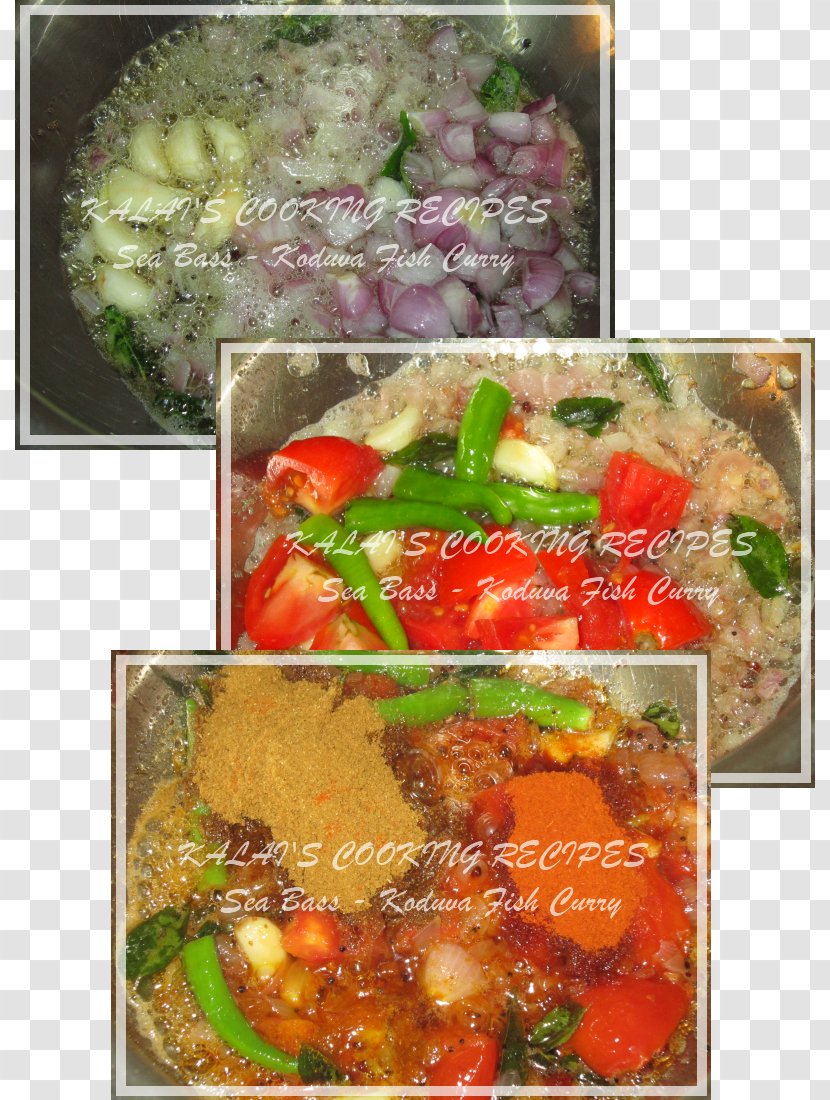 Vegetarian Cuisine Dal Barramundi Asian Kuzhambu - Food - Fish Curry Transparent PNG