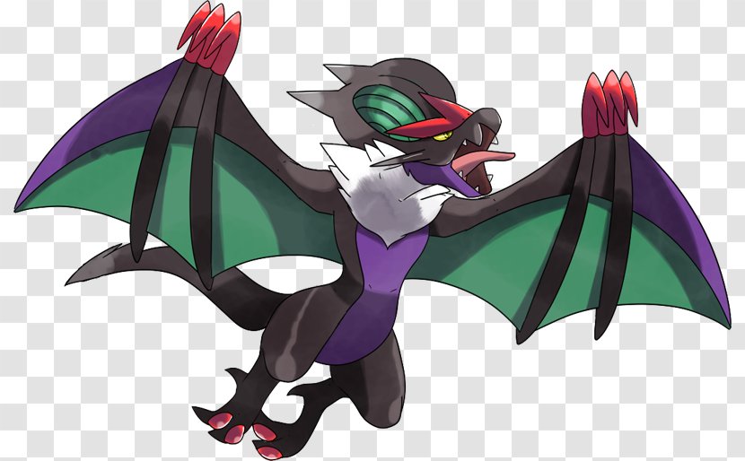 Pokémon X And Y Noivern Feraligatr GO - Tree - Noibat Transparent PNG