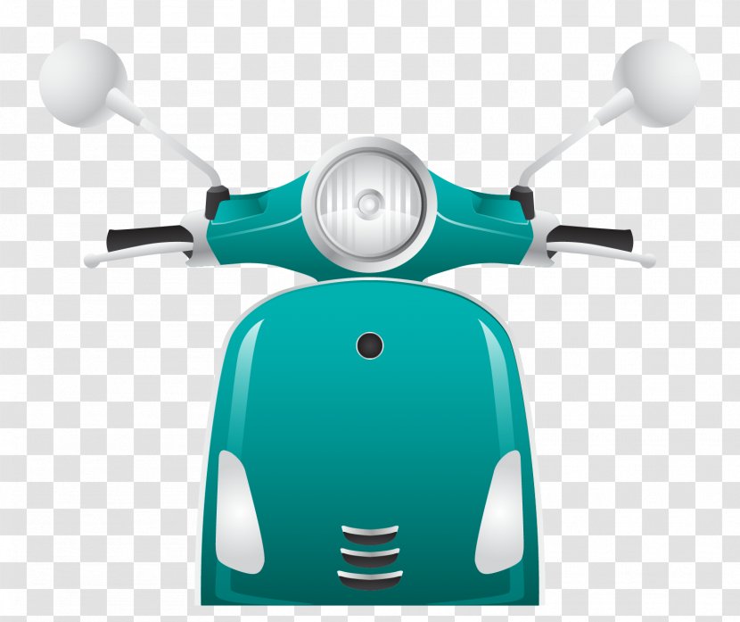 Scooter Vespa Motorcycle Download Icon - Kick Transparent PNG