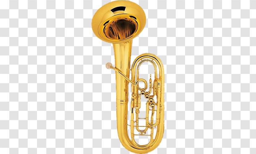 Baritone Horn Marching Euphonium Brass Instruments Instrument Valve - Watercolor - Trombone Transparent PNG