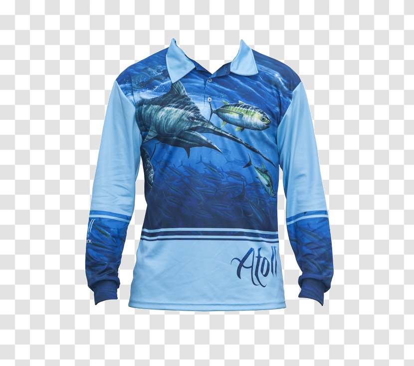 T-shirt Marlin Fishing Sleeve - Fisherman Clothing Transparent PNG