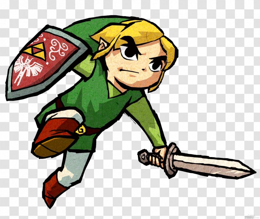 The Legend Of Zelda: Wind Waker HD Ocarina Time Majora's Mask - Art - Zelda Link And Navi Transparent PNG