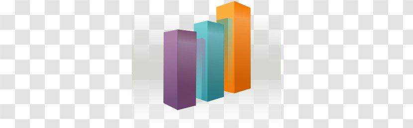 Three-dimensional Space Bar Chart Diagram - Crash Cliparts Transparent PNG