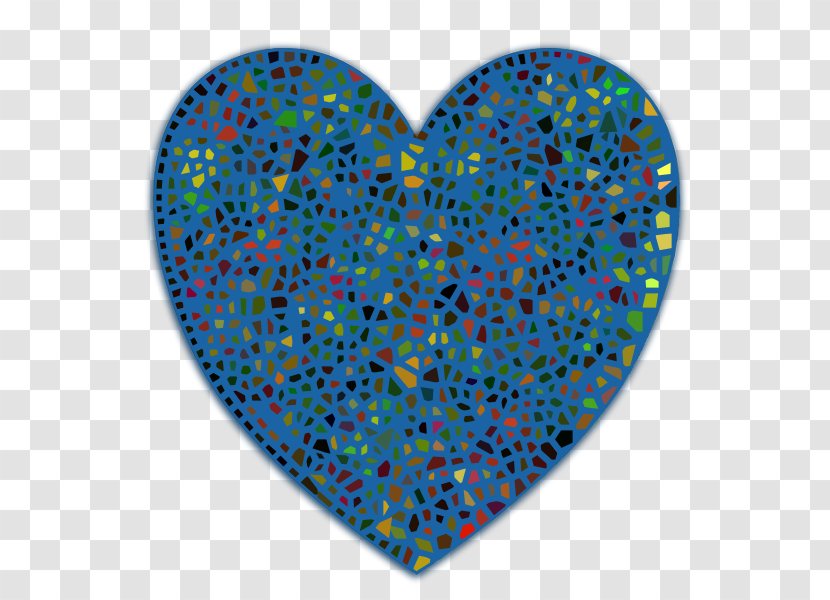 Glitter Heart Turquoise Transparent PNG