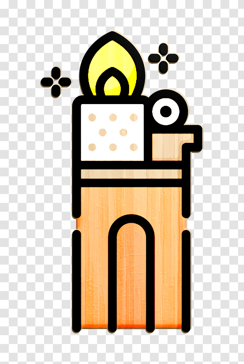 Lighter Icon Night Party Icon Transparent PNG