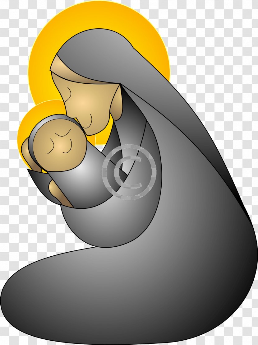Child Jesus Mother Clip Art - Yellow - 15 Transparent PNG