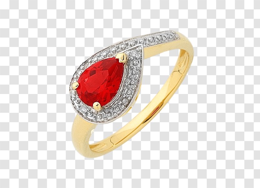 Ruby Earring Gemstone Jewellery - Colored Gold - Rings Transparent PNG