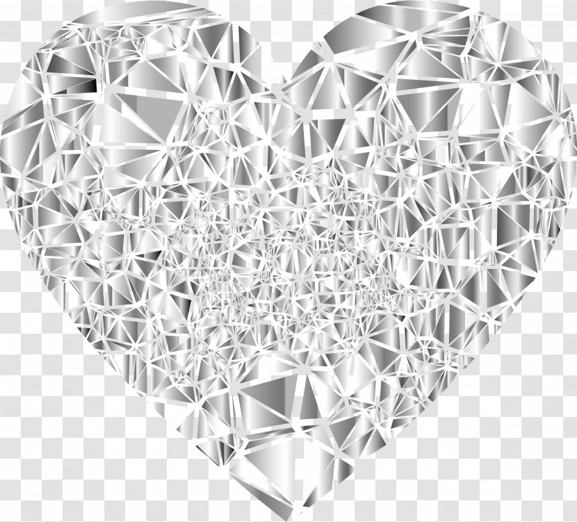 Heart Gemstone Clip Art - Love Transparent PNG