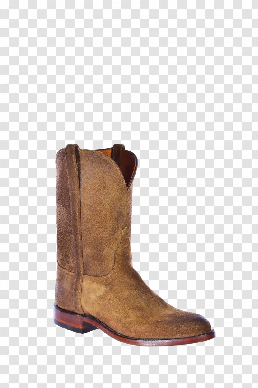 Suede Cowboy Boot Shoe - Footwear Transparent PNG