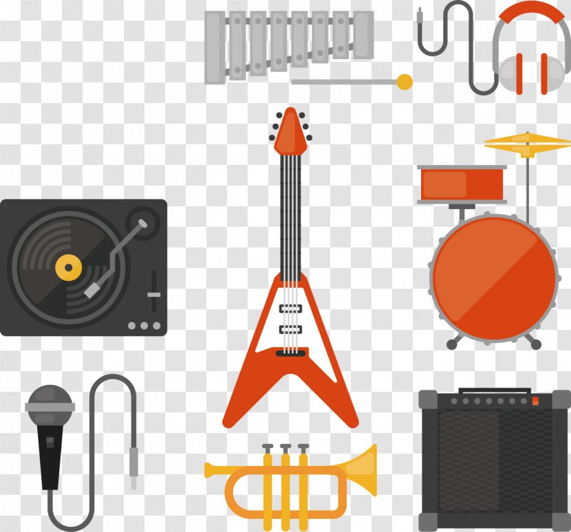 Musical Instruments Xylophone Percussion - Flower - Vector Collection Of Hand-painted Transparent PNG
