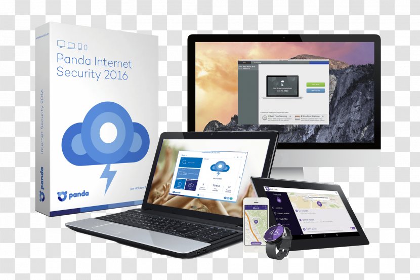 Panda Cloud Antivirus Security Software Computer Internet - Electronics - Android Transparent PNG