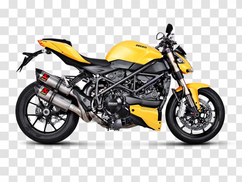 Exhaust System Ducati Streetfighter Motorcycle Akrapovič - 848 Transparent PNG