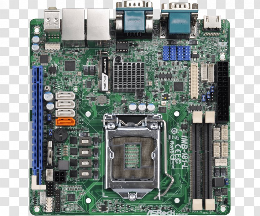 Intel Mini-ITX ASRock Motherboard LGA 1150 - Miniitx Transparent PNG